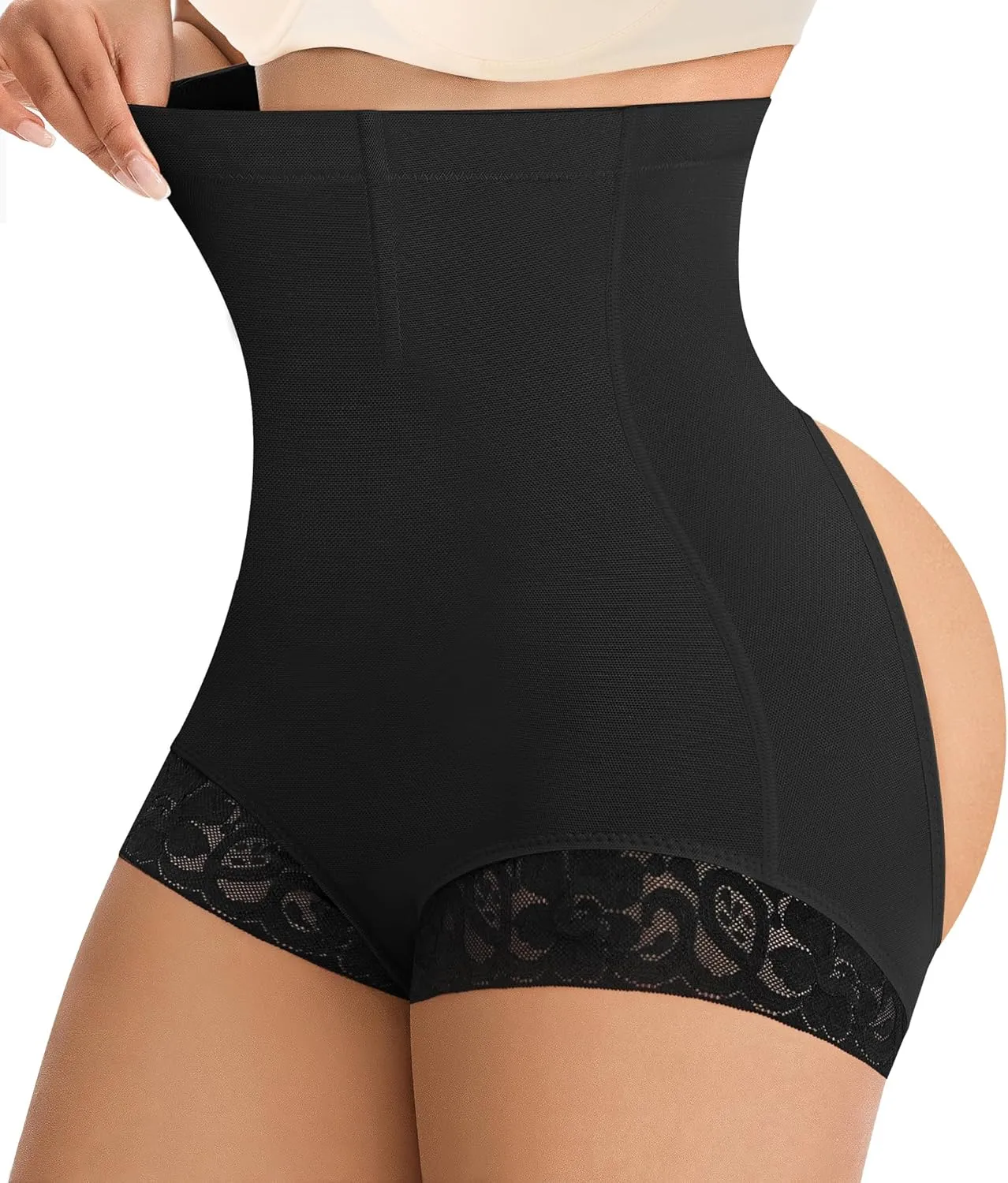 MERYOSZ Butt Lifting Shapewear Panties Tummy Control Underwear for Women High Waisted Faja Body Shaper Shorts