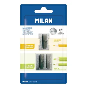 Milan Aluminium Pencil Sharpener   1 Aluminium Pencil Sharpener