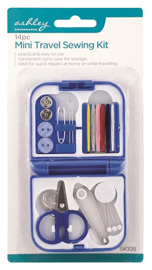 Mini Travel Sewing Kit & Case
