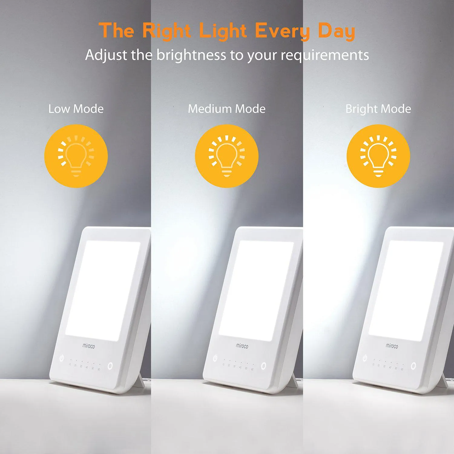 Miroco™ LED Sunlight Therapy Lamp for Seasonal Affective Disorder