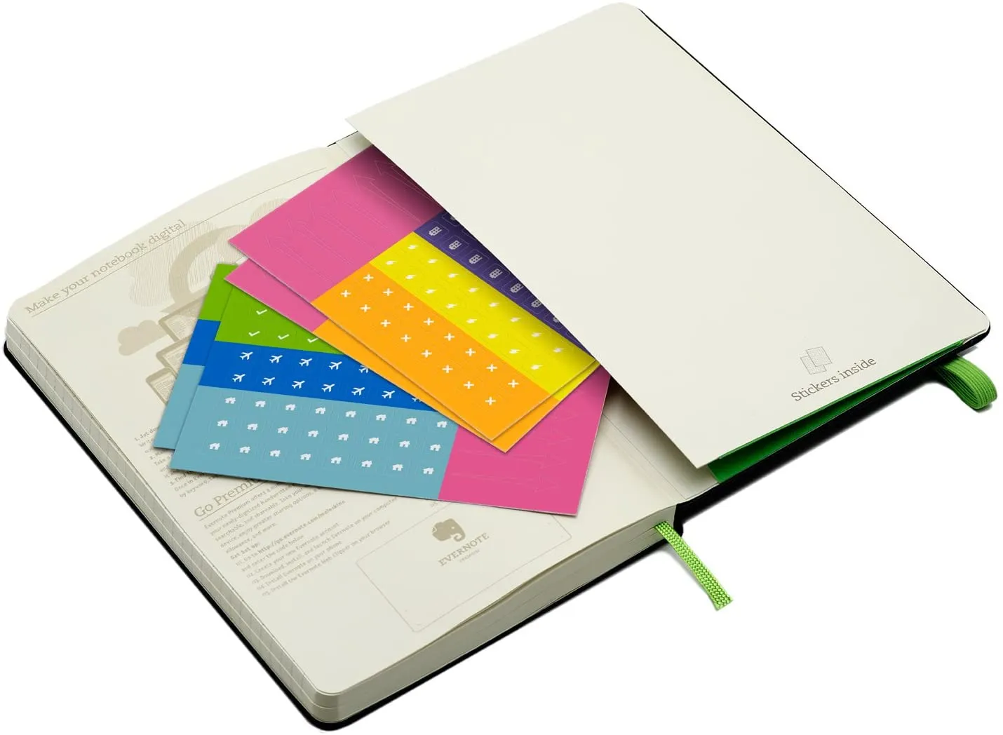 Moleskine Evernote Smart Notebook Ruled A5 Size black