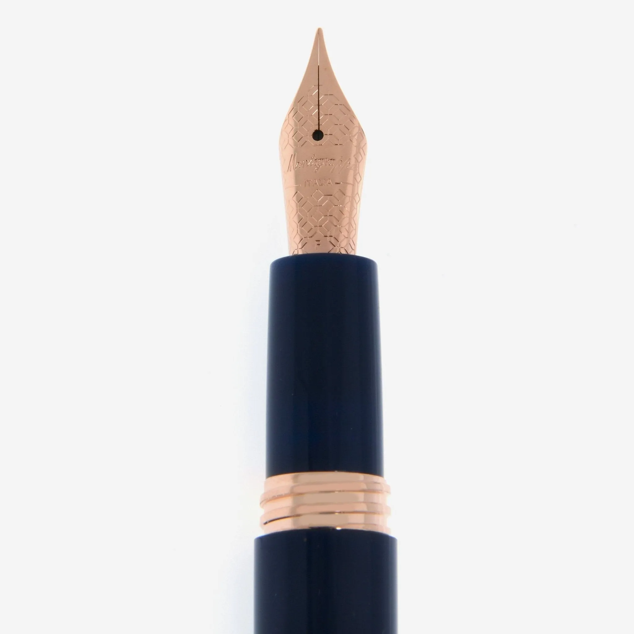 Montegrappa Fortuna Blue Fountain Pen (F) ISFOR2RD