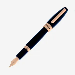 Montegrappa Fortuna Blue Fountain Pen (F) ISFOR2RD