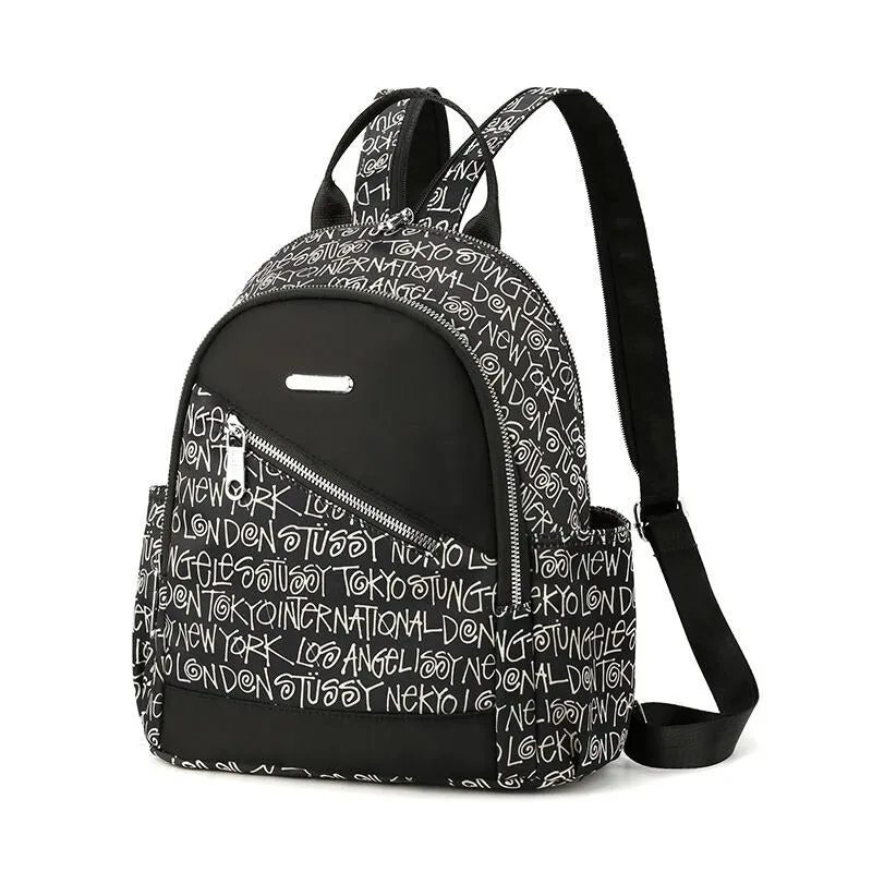 Multicolor Ladies Student School Backpack