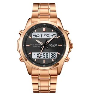 New student waterproof steel band watch W2320849
