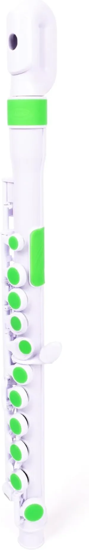 Nuvo N220JFGN jFlute 2.0 Kit with Donut Head Joint (White/Green)