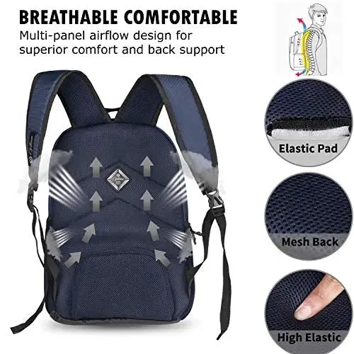 Optima Santa Fe Series backpack Travel Laptop Backpack, Business Durable Laptops Backpack, Water Resistant College