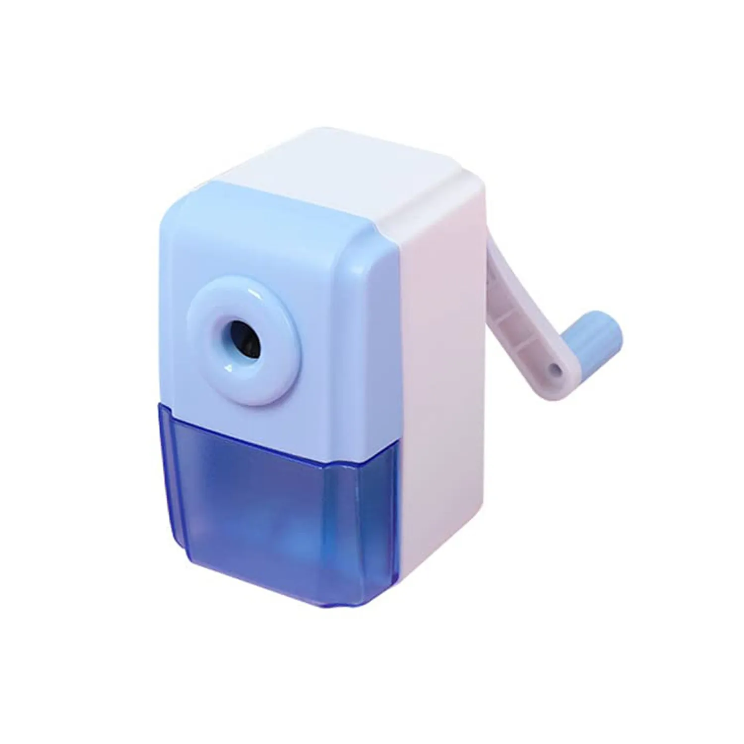 Pen Pencil Sharpener | Simple Student Office Pencil Sharpener | Fashionable and Convenient Non-Slip Base Pencil Sharpener?Lightweight Manual Sharpener, Non-Slip Handle (1 Pc)