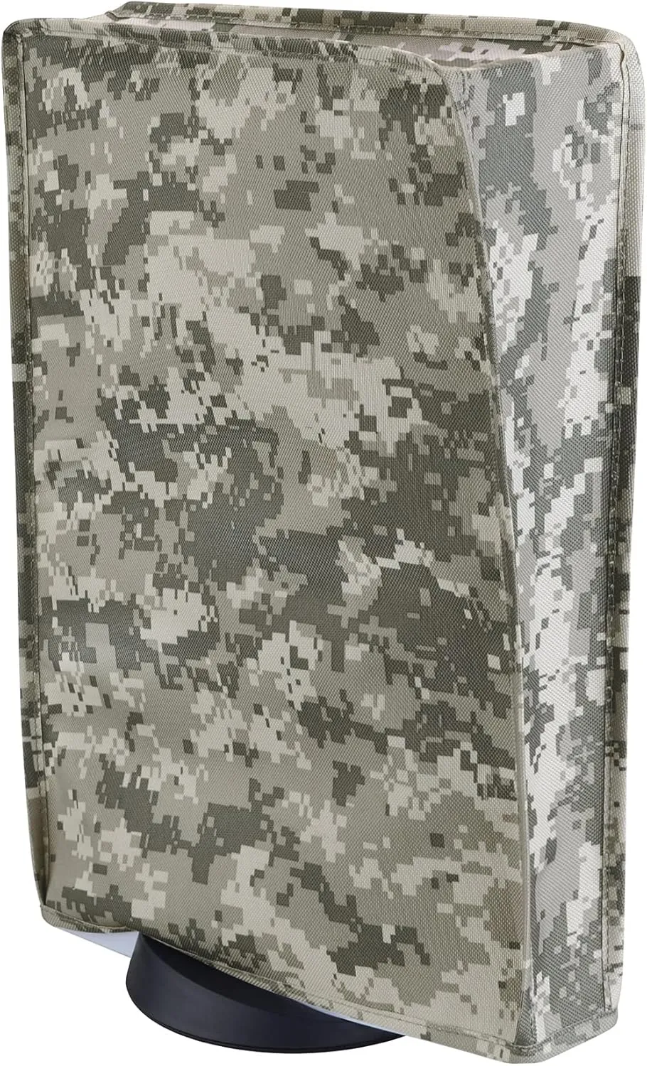 PlayVital Nylon Dust Cover for ps5, Soft Neat Lining Dust Guard for ps5 Console, Anti Scratch Waterproof Cover Sleeve for ps5 Digital Edition & Disc Edition - Digital Camouflage