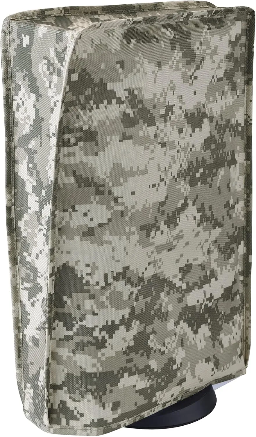 PlayVital Nylon Dust Cover for ps5, Soft Neat Lining Dust Guard for ps5 Console, Anti Scratch Waterproof Cover Sleeve for ps5 Digital Edition & Disc Edition - Digital Camouflage