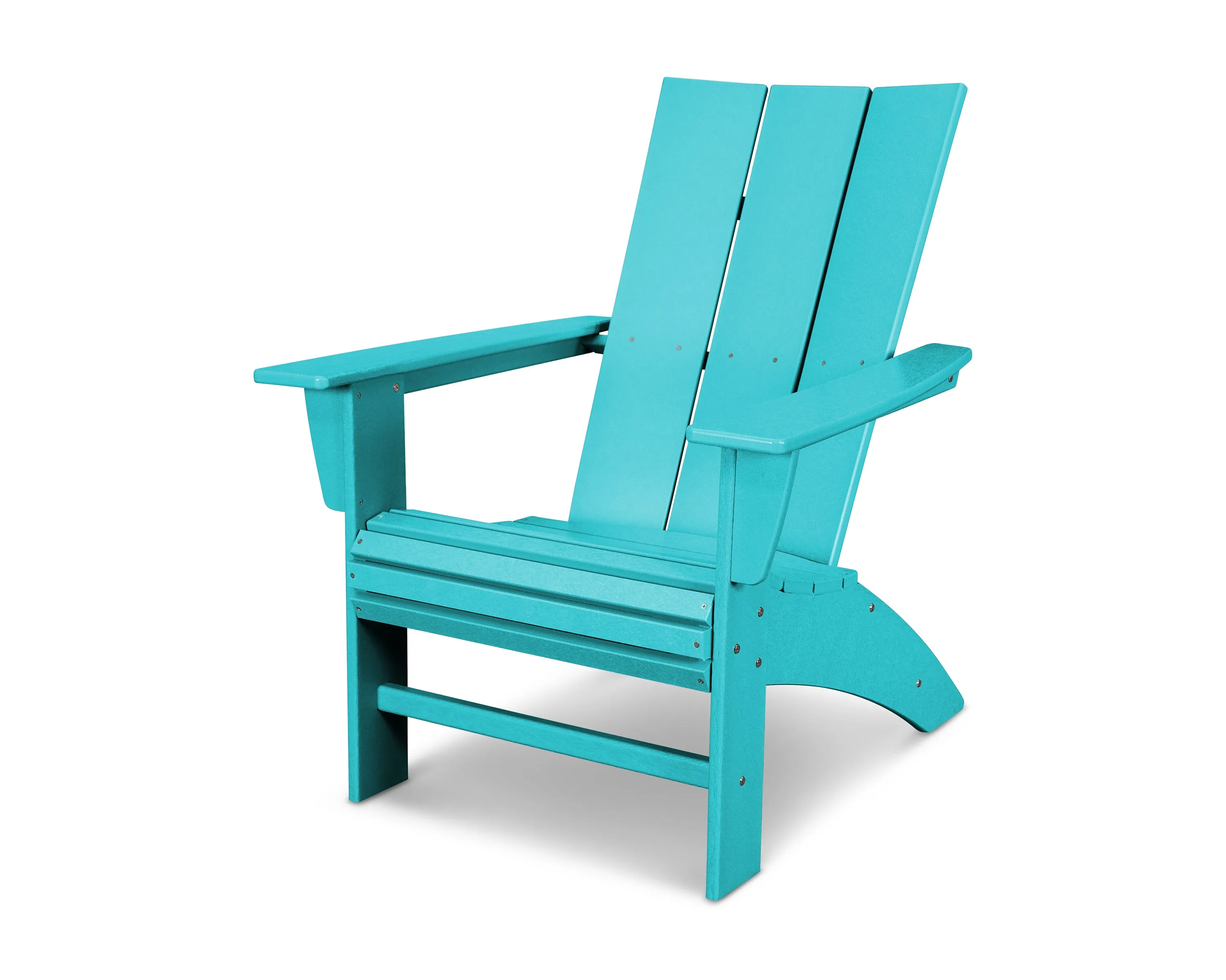 POLYWOOD® Modern Curveback Adirondack Chair in Vibrant Colors