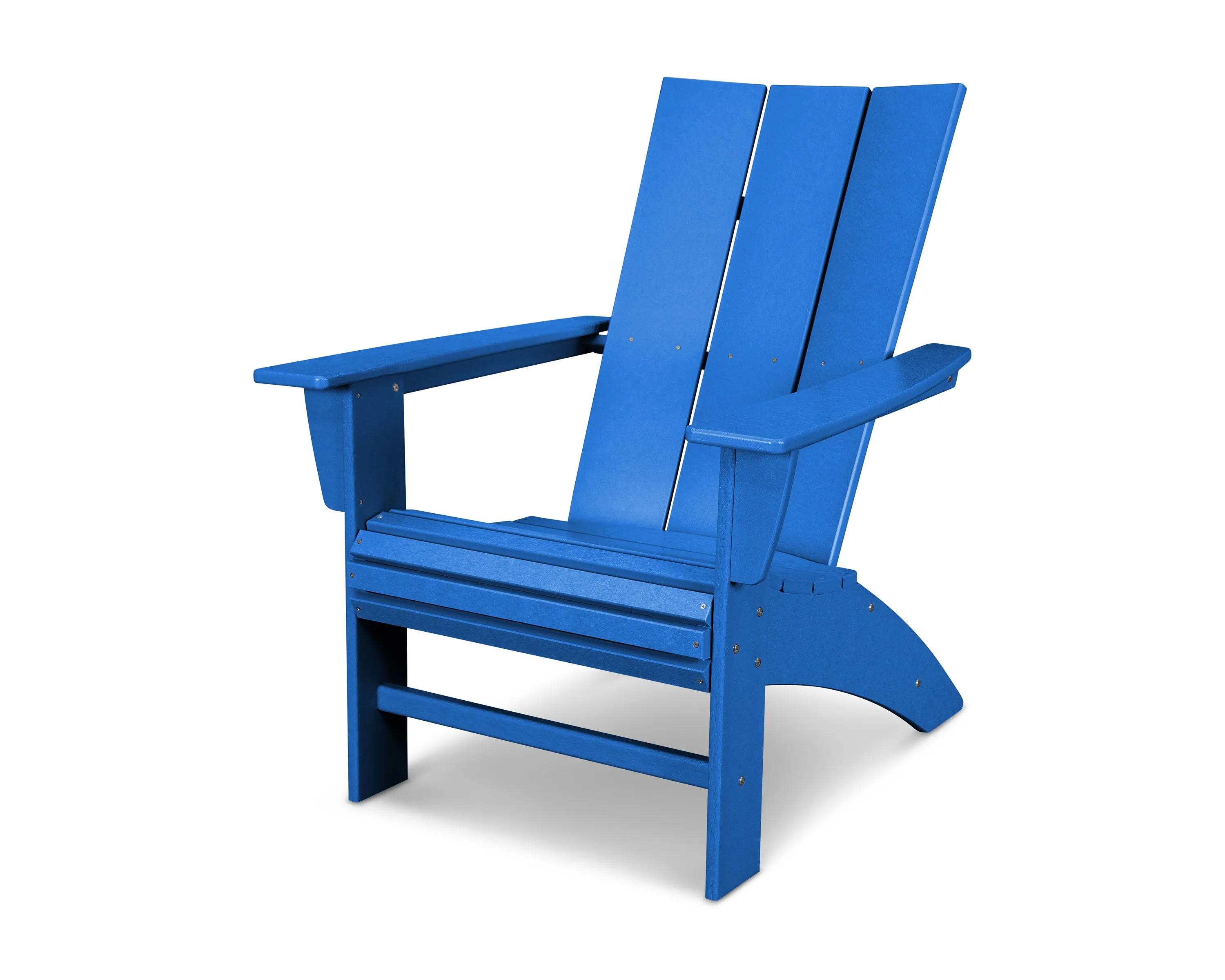 POLYWOOD® Modern Curveback Adirondack Chair in Vibrant Colors