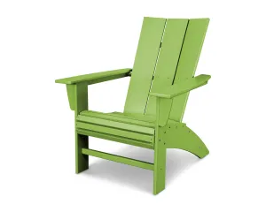 POLYWOOD® Modern Curveback Adirondack Chair in Vibrant Colors