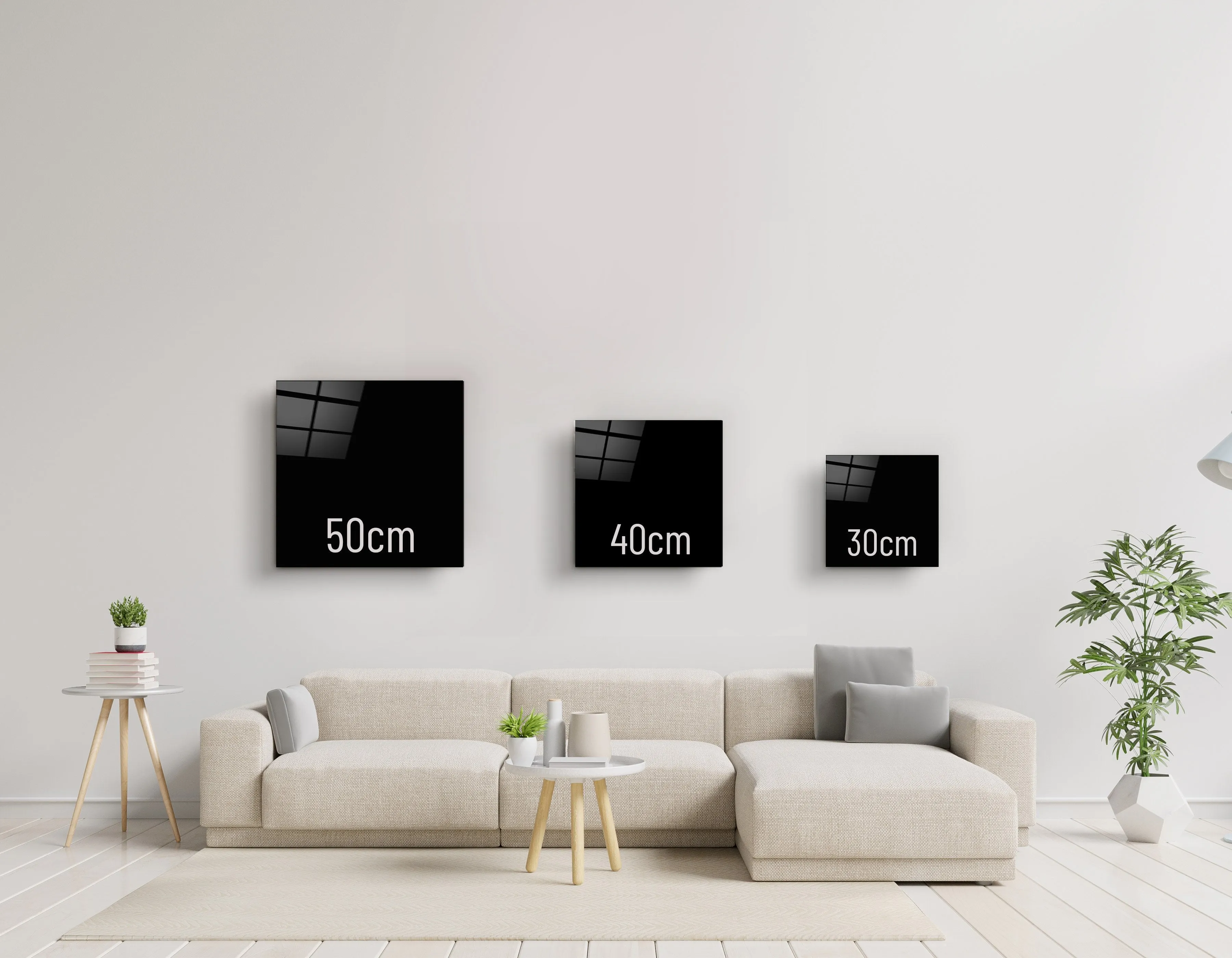 ・"Absctract Colors"・Glass Wall Art
