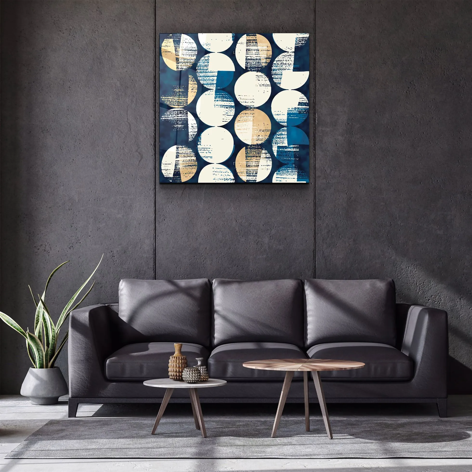 ・"Absctract Colors"・Glass Wall Art