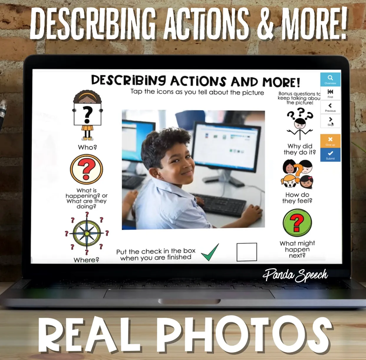 Real Photo Language Cards: Describing Actions & More (Digital or Printable Cards ONLY)