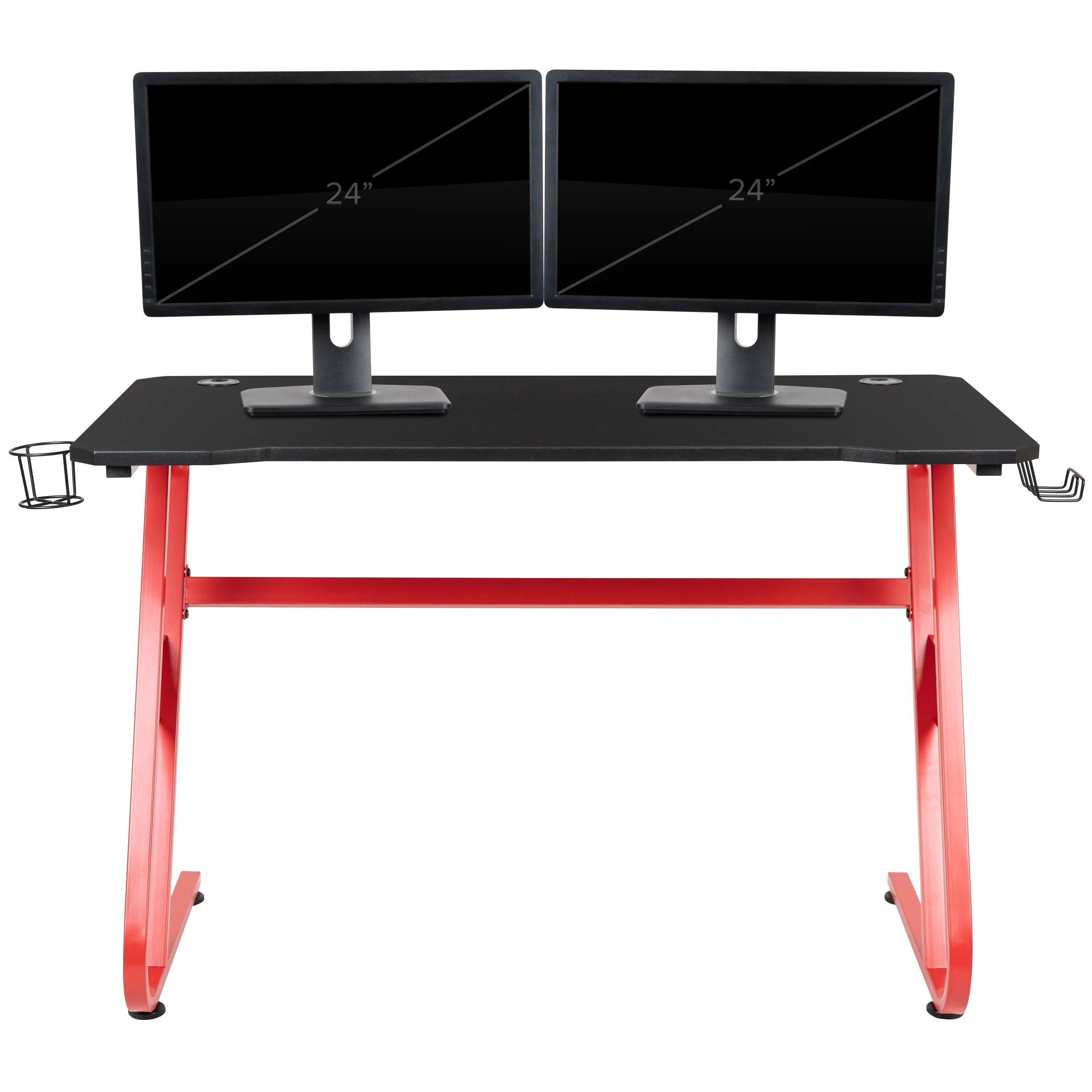 Red Gaming Desk-Cup Holder NAN-RS-G1030-RD-GG