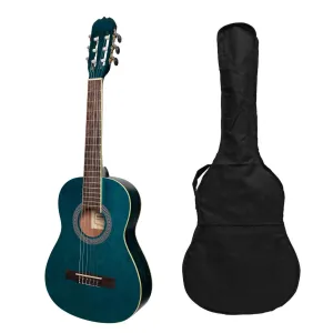Sanchez 1/2 Size Student Classical Guitar with Gig Bag (Blue)