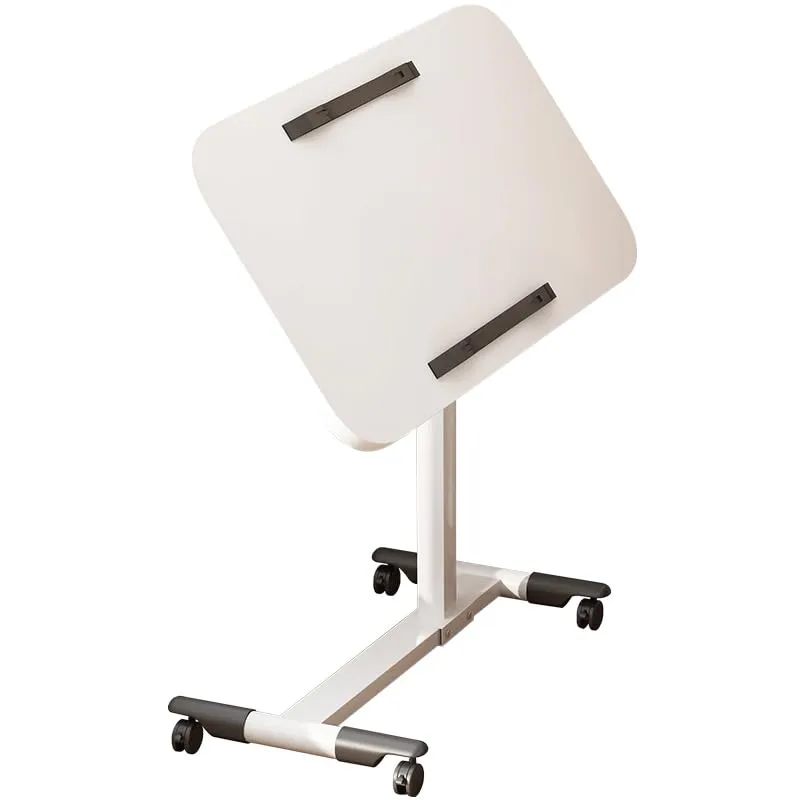 SAVYA HOME Portable Table, Study Table for Students, Adjustable Desk Top (30° - 90°) Computer Table, Laptop Table for Adults & Kids, Height Adjustable Table, Office Table for Work from Home, White, 1