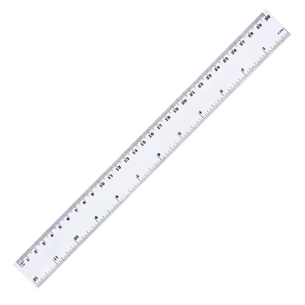 Scale 30cm Transparent plastic