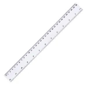 Scale 30cm Transparent plastic