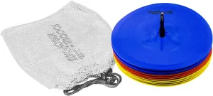 Soccer Innovations Flat Dot Markers - Spot Markers, Dot Markers, Agility Training Markers Floor Dot Markers, Flat Cones for Soccer, Multi Use Flat Dot Markers
