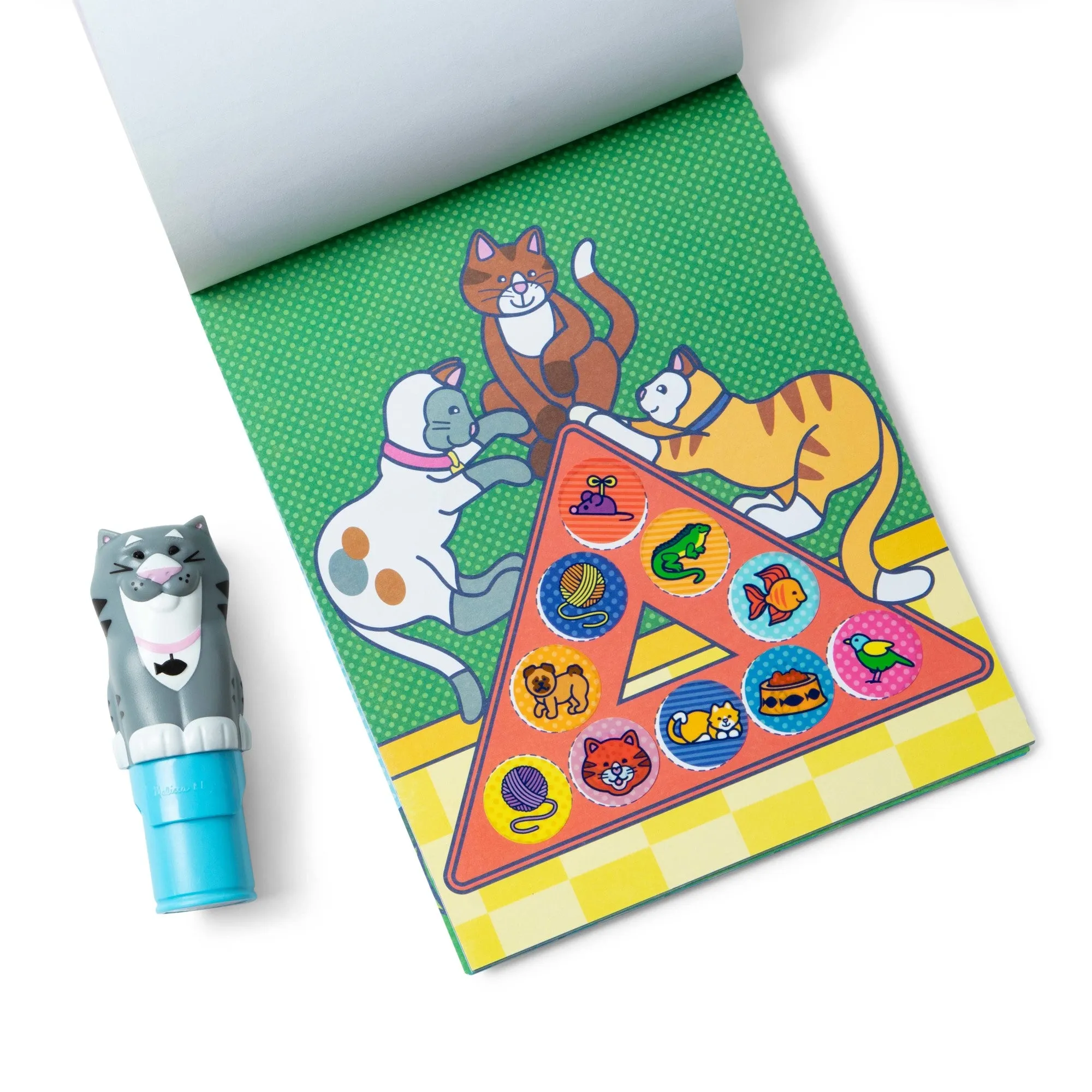 Sticker WOW!™ Cat Bundle: Activity Pad & Sticker Stamper   Mini Activity Pad and 200 Refill Stickers