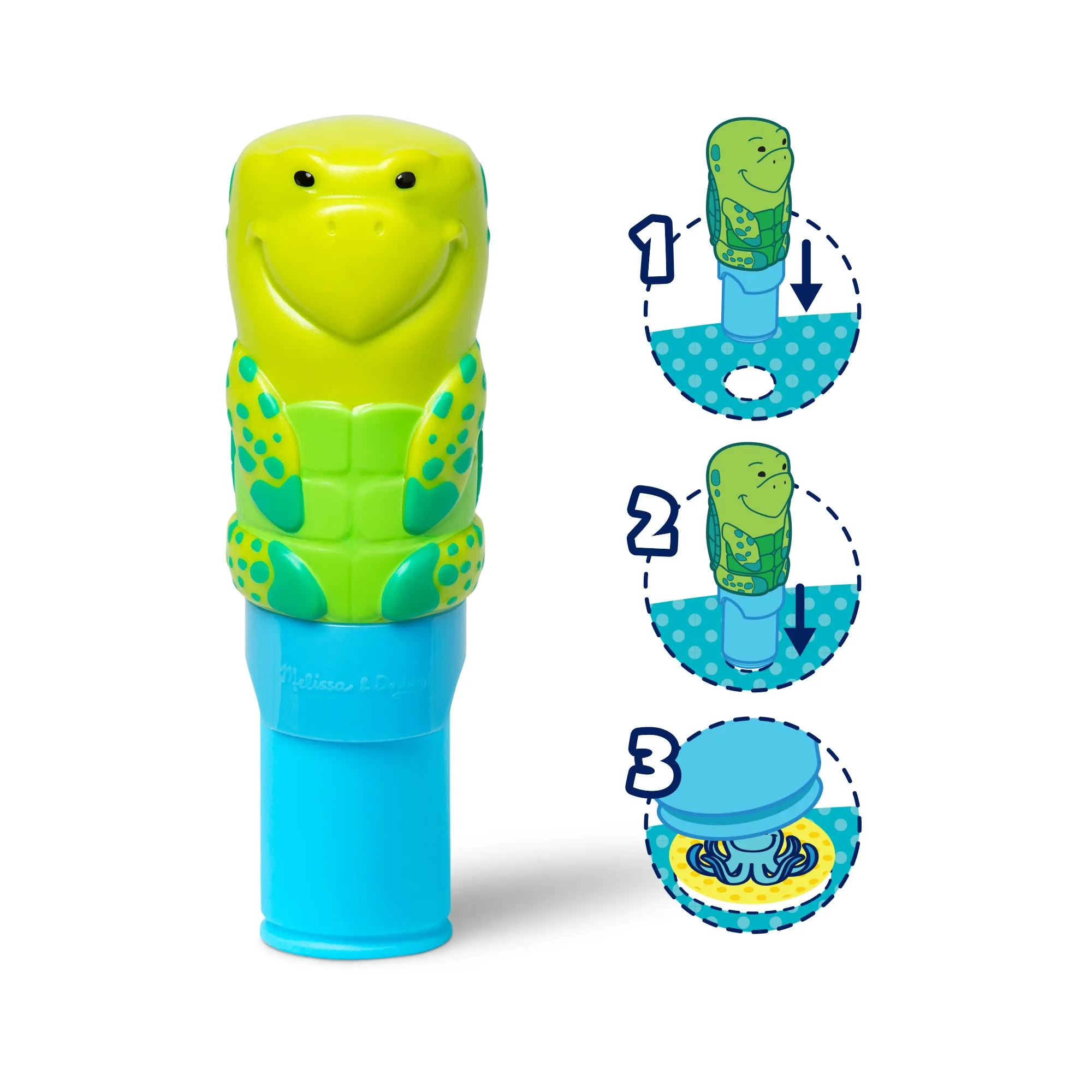 Sticker WOW!™ Sea Turtle Bundle: Activity Pad & Sticker Stamper   Mini Activity Pad and 200 Refill Stickers