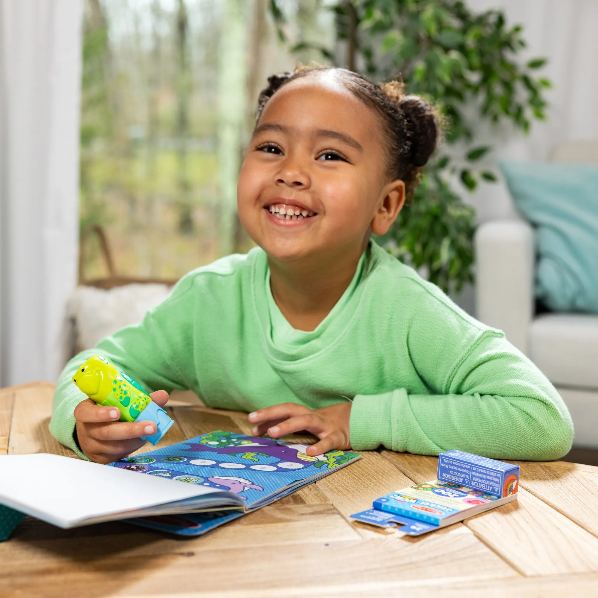 Sticker WOW!™ Sea Turtle Bundle: Activity Pad & Sticker Stamper   Mini Activity Pad and 200 Refill Stickers