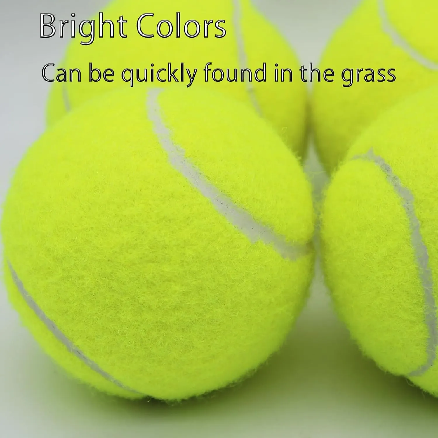 Tennis Balls, 6 Pack Training Tennis Balls,High Elasticity Practice Balls for Beginner, Playing Balls for Dogs