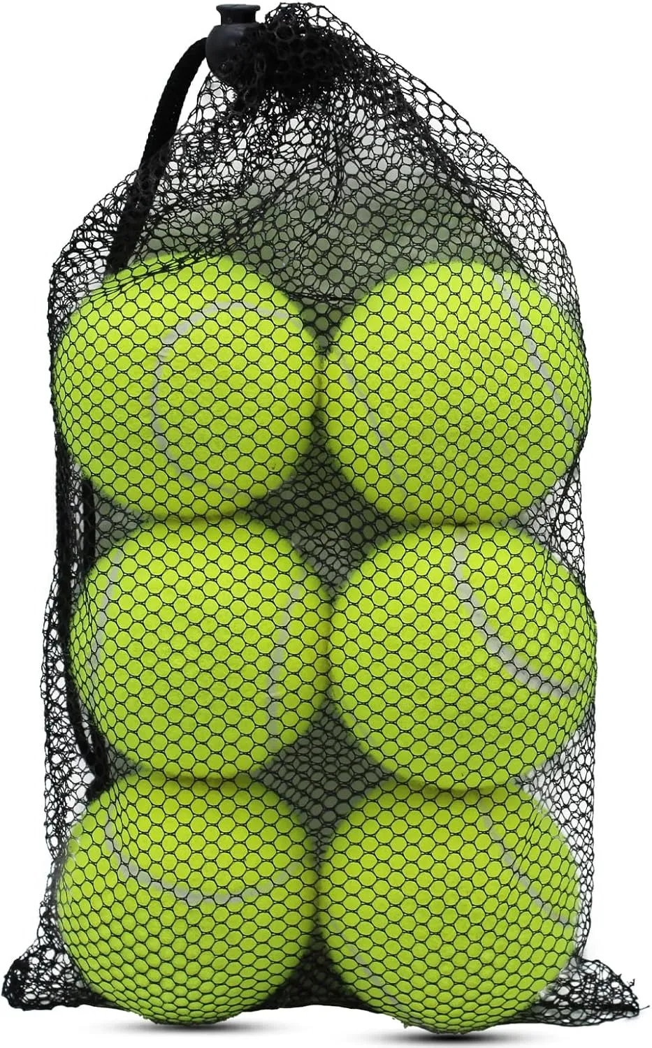 Tennis Balls, 6 Pack Training Tennis Balls,High Elasticity Practice Balls for Beginner, Playing Balls for Dogs