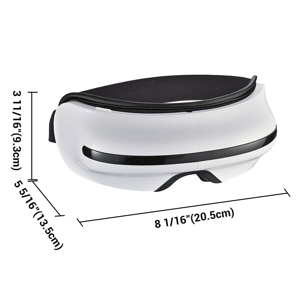 TheLAShop Eye Massager with Heat Bluetooth Speaker Rechargeable