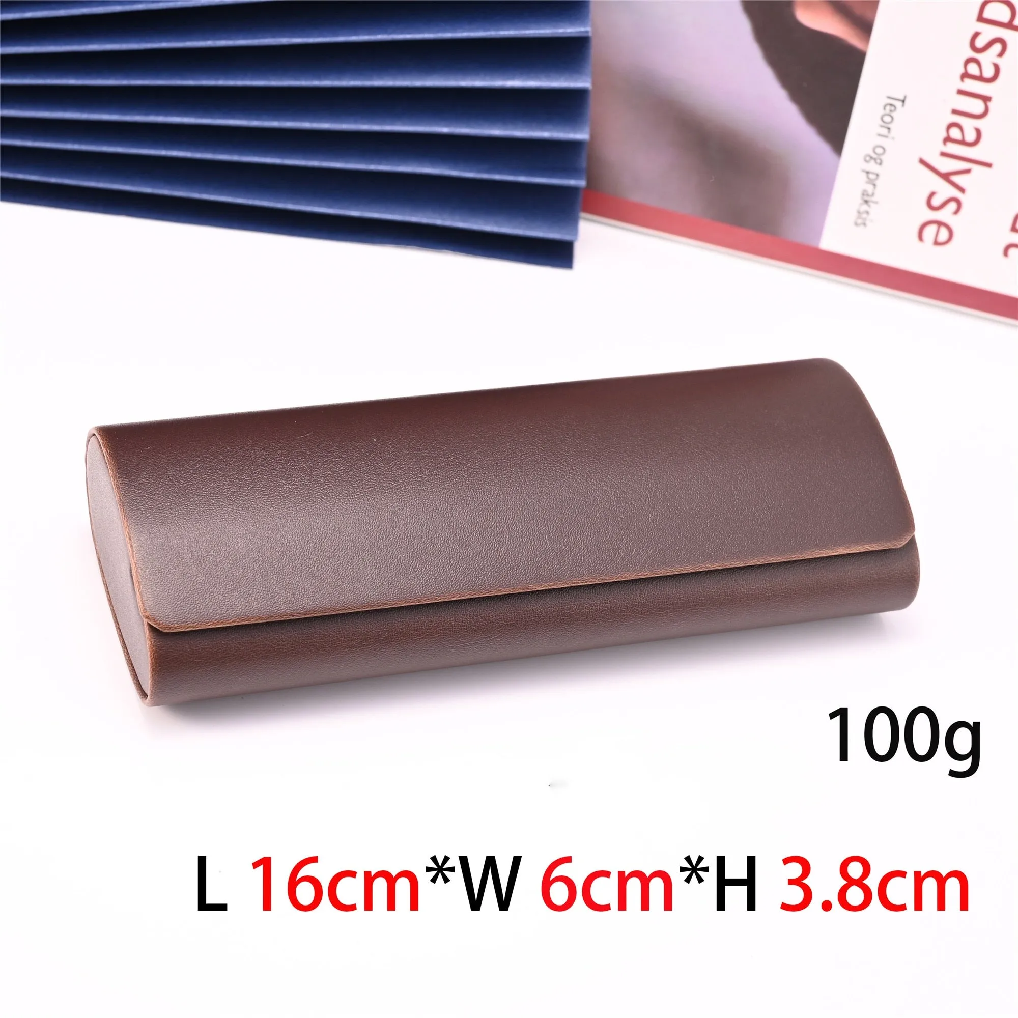 Vazrobe Unisex PU Leather Eyeglass Storage Case 22 Variants