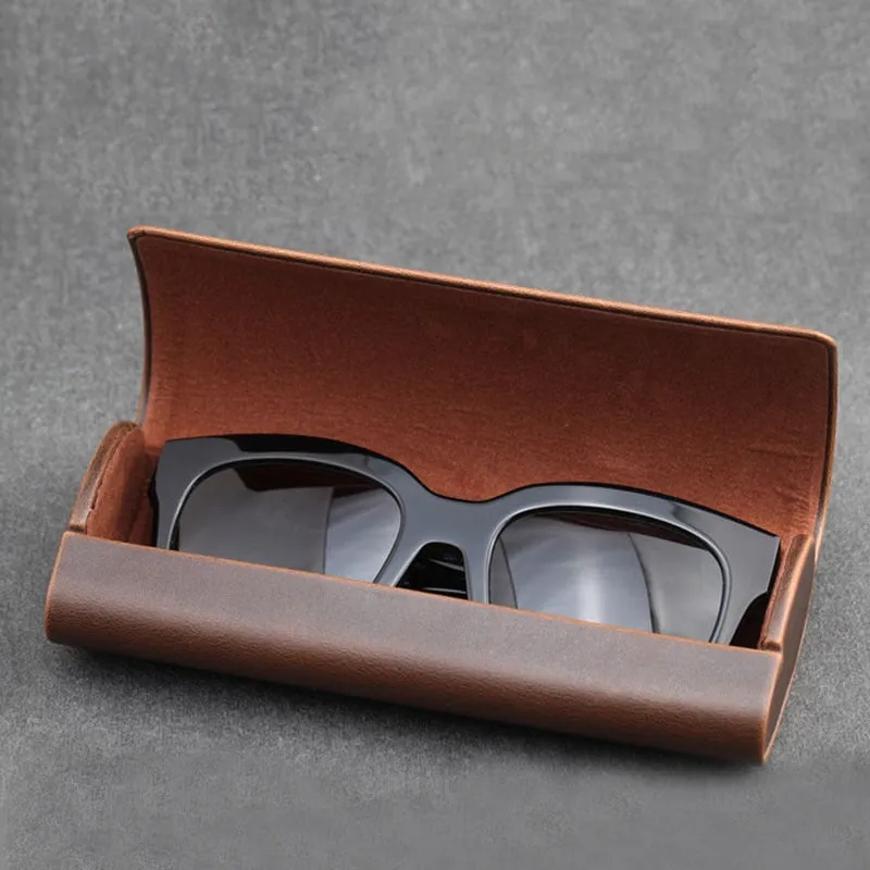 Vazrobe Unisex PU Leather Eyeglass Storage Case 22 Variants