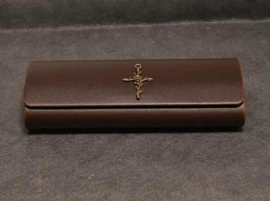 Vazrobe Unisex PU Leather Eyeglass Storage Case 22 Variants