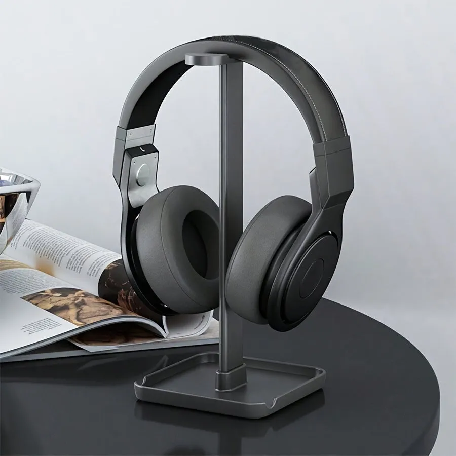 Versatile Headmounted Earphone Rack Perfect Desktop Storage Solution