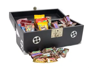 Vintage 8 MM Black Movie Carrying Case - Movie Night - Candy Store