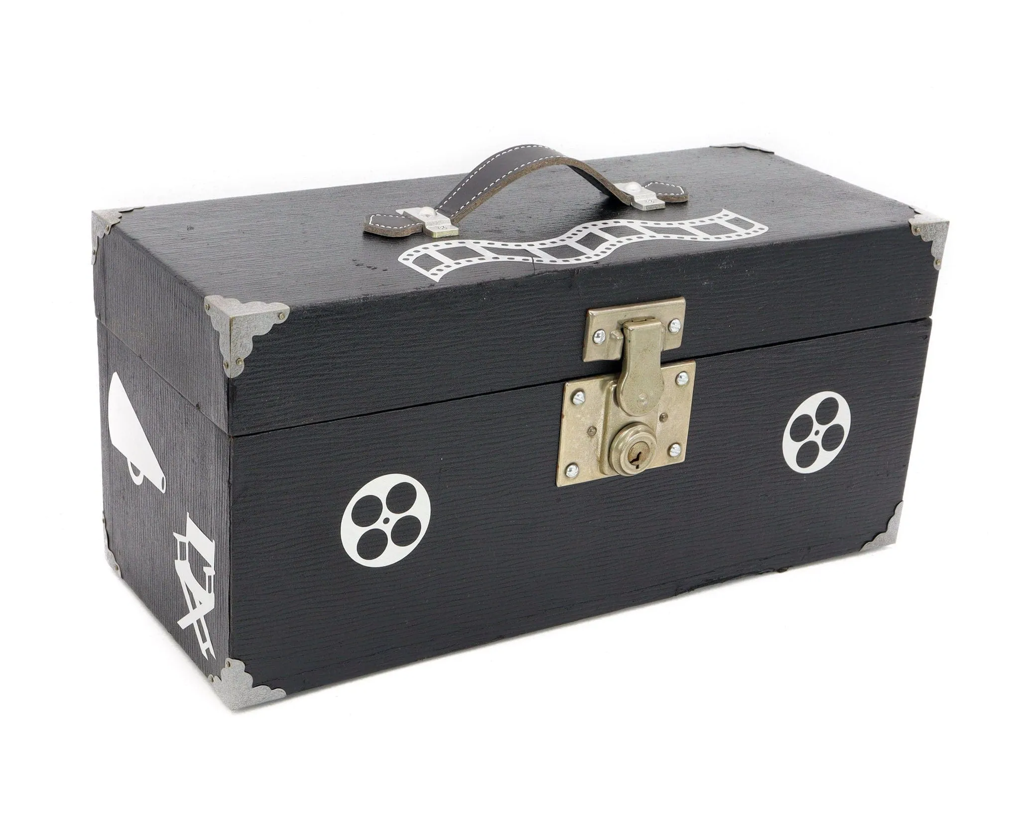 Vintage 8 MM Black Movie Carrying Case - Movie Night - Candy Store