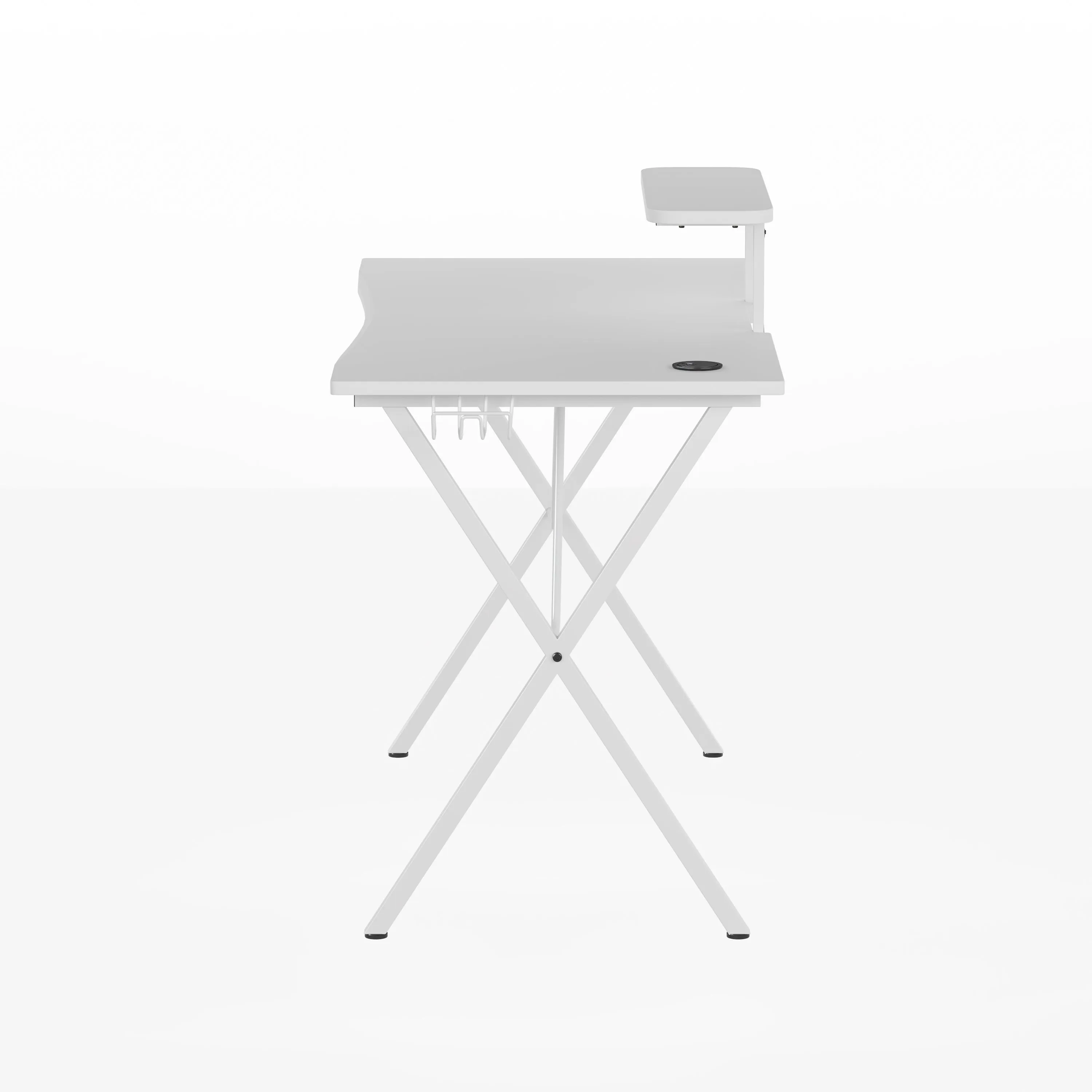 White Platform Gaming Desk NAN-RS-G1031-WH-GG