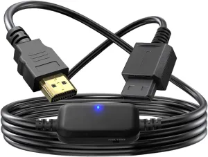Wii Component to HDMI Adapter [True 1080P] Wii to TV Adapter 100% Improved Picture Quality HDTV Cord for Wii to HDMI TV/Monitor Supports All Display Modes Compatible Nintendo Wii/Wii U Console